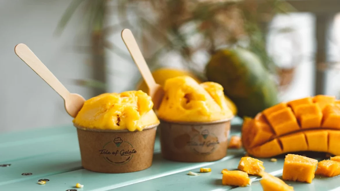 Mango Coconut Ice cream Mango Coconut Ice cream