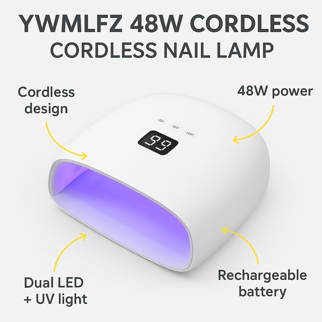YWMLFZ 48W Cordless Nail Lamp