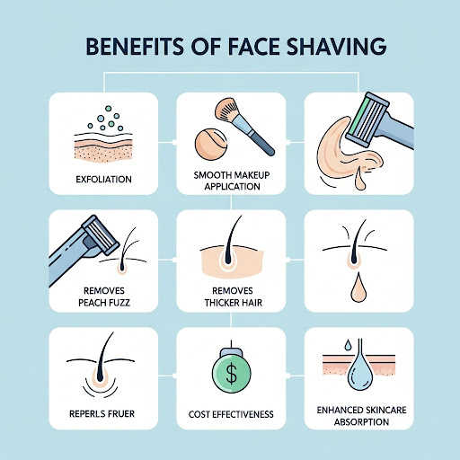 Benefits of Face Shaving