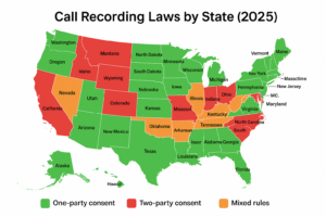 Call Recording Laws by State (2025)