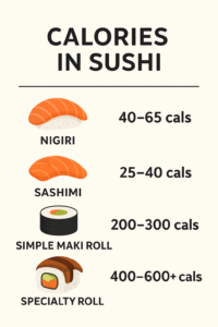 Calories by Sushi Type