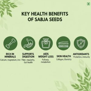 Key Health Benefits of Sabja Seeds